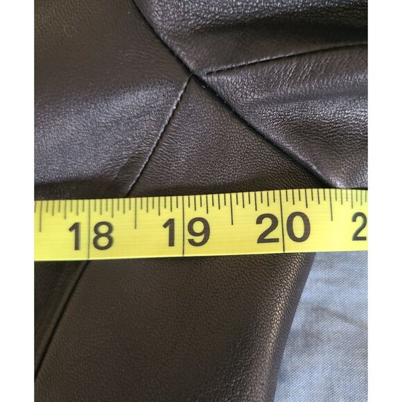 Sally & John New York Womens Leather Trench Coat Jacket Size L Super Soft - Picture 14 of 15